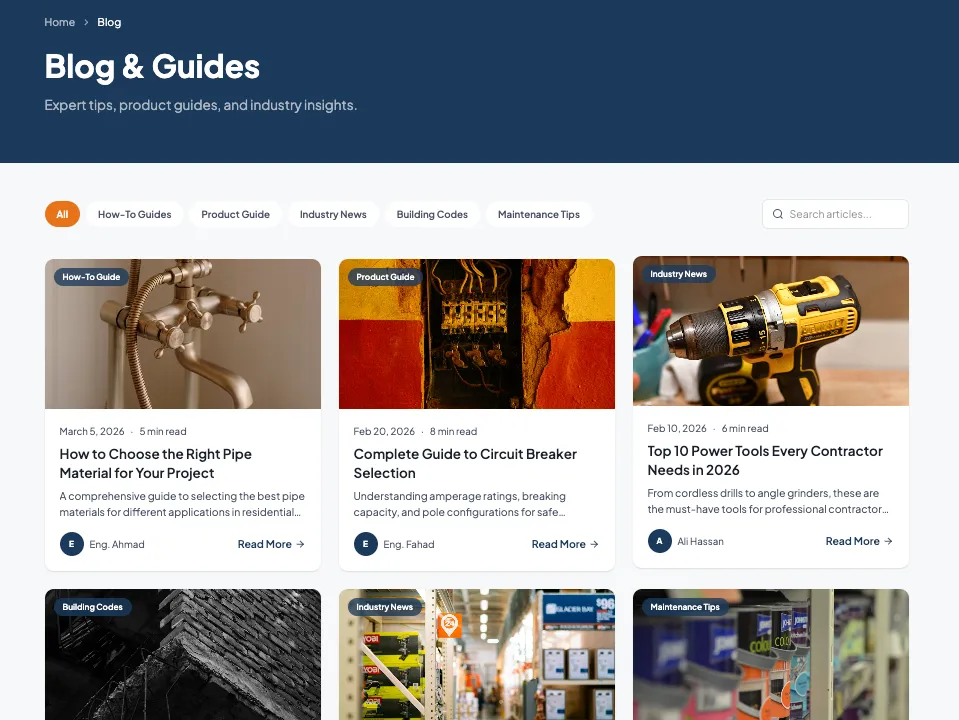 Hardware, Tools & Supplies Store